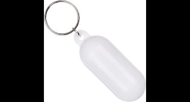*** Drijvende Sleutelhanger - Sleutelhanger voor Boot - Wit Sleutelhanger voor Watersport/Varen/Zeilen - Drijvend/Stootwil - Boot - Sleutelbos kind - van Heble® ***