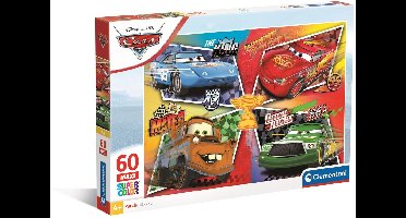 Clementoni - Puzzel - 60 Maxi Stukjes - Cars Thema - Kinderpuzzel - Vanaf 4 jaar