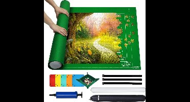 ApexArte® Puzzeltafel - Puzzelmat - Puzzelmap - Groen