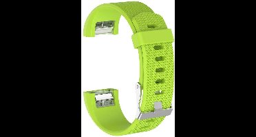 New Age Devi - Horloge band geschikt voor de Fitbit Charge 2 siliconen sport armband activity tracker groen small wordt Horloge band Fitbit Charge 2 siliconen sport armband activity tracker groen small