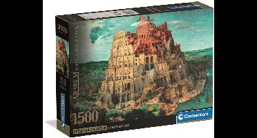 Clementoni - Puzzel - 1500 Stukjes - Museum Babel Tower - Puzzel Voor Volwassenen