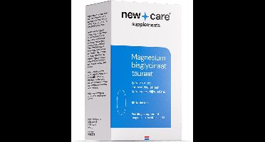 New Care Magnesium bisglycinaat tauraat - voor het zenuwstelsel - 60 tabletten - vegan