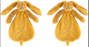 2 Happy Horse Richie Knuffeldoekjes - ochre - Baby cadeau - Kraamcadeau - Tuttle doekjes