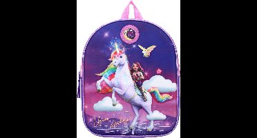 Unicorn Academy Simply Special Rugzak 3D - Paars - Sophia & Wildstar