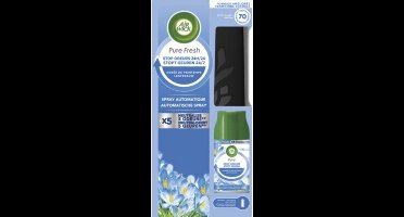 2 Stuks - Air Wick Freshmatic Automatische Spray Luchtverfrisser - Pure Fresh Lentedauw - Starterkit - 500 ml