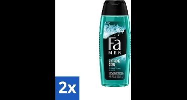 Fa Men Douchegel en Shampoo Extreme Cool 250 ml - Voordeelverpakking - 2 stuks