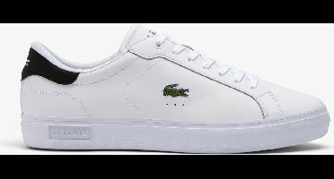 Lacoste POWERCOURT 125 2 SMA WHT/BLK Heren Sneakers - wit-zwart