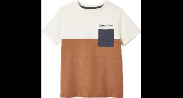 Vertbaudet Colorblock jongensshirt met korte mouwen