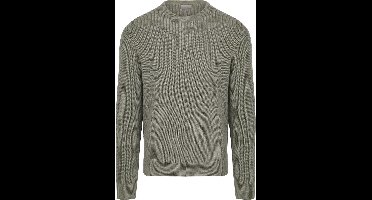 Suitable Trui Wol Blend Groen - Maat S - Heren - Sweater