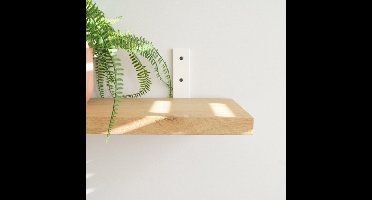 STERKSTAEL Vesta Wit - industriële plankdrager – geschikt voor een plank van 20 to 25 cm – kleur wit – incl. bevestigingsmateriaal - poedercoating – staal - 1 stuk