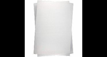 Krimpfolie, vel 20x30 cm, mat transparant, 100vellen