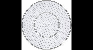 Grondplaat Strijkkralen - Onderplaat - Strijkkralenvormen - Strijkkralenbord - Kralen Ontwerpplaat - Cirkel Vorm - Diameter 15cm - 1 Stuk