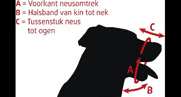 Beeztees Veiligheidsmuilband - Hond - L - 18,5 cm