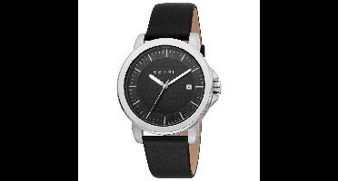 Esprit Heren Horloge ES1G160L0015 analoog met leren armband