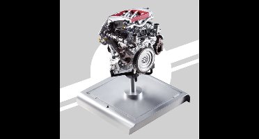 IXO Collections Modelbouwpakket Auto - 011 Motorblok - Engine - Nissan GT-R VR38DETT Plastic - 1:5 - Modelbouw