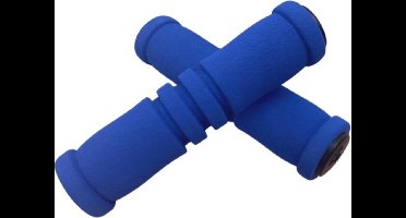 New Age Devi - Zachte, Universele Handvaten voor je Fiets - Extra Grip, Anti-slip, Handig te monteren, Soft & Blauw