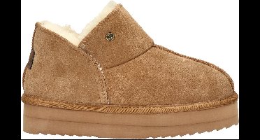 Warmbat Willow Vrouwen Sloffen - Cognac - Maat 39