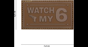 101 Inc Embleem 3D Pvc Watch My Coyote  16118