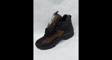 MEPHISTO WALKLAND / mannen veterschoenen / zwart - bruin / maat 44.5 (10.5)