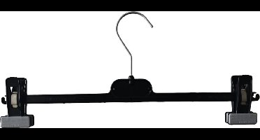 Knijphanger met verstelbare knijpers - 10 x broekhangers met knijpers / rokhangers / shawlhangers met anti-slip.Lengte: ca. 36 cm