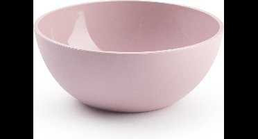 Plasticforte kommetjes/schaaltjes - dessert/ontbijt - kunststof - D12 x H5 cm - roze - BPA vrij