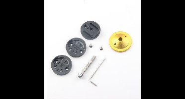 Qatrixx GPS Stem Mount - Top Cap - Fiets Houder - Stuurhouder - Garmin Edge Gps Houder - Goud