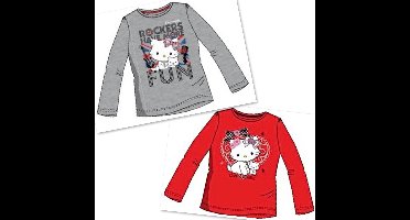 Charmmy Kitty Shirts - Lange Mouw - Set van 2 stuks - Hello Kitty - Maat 98