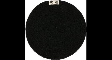 I Love Happy Cats - Anneleen Bru - Jill - Onderlegger 40x40x0,8cm Zwart