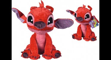 Disney - Lilo & Stitch - Leroy - 50 cm - Pluche - Rood - Alle leeftijden - Knuffel