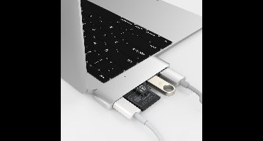 Hyper USB C 5 in 1 connection kit USB 3.1 - Zilver