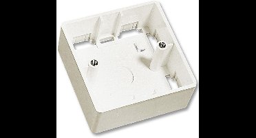 LINDY LINDY AufputzrahmenWanddose 1fach UK Opzetframe Wit