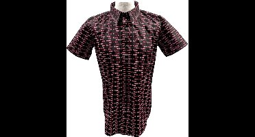 Pink Floyd - Courier Pattern Shirt - M - Zwart