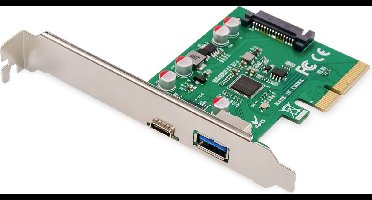 PCI Card Digitus DIGITUS Tarjeta PCIe, USB Type-C™ + USB-A