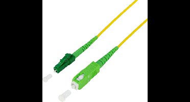 LogiLink FPSLS02 InfiniBand en Glasvezelkabel 2 m SC LC Geel