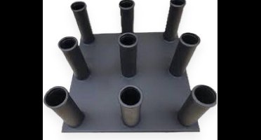 Padisport opbergsystemen - halterstandaard - halterrek - halterstang 50mm
