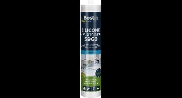 Bostik silicon non-staining transparant grijs - 310ml
