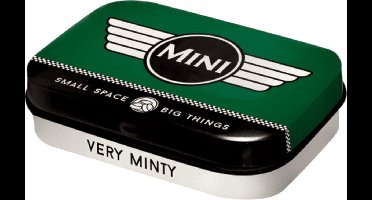 Mini Logo - Pepermunt - Metalen blikje - Mint box 4 x 6 cm