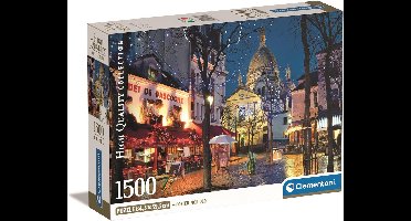 Clementoni - Puzzel - 1500 Stukjes - Paris Montmartre - Puzzel Voor Volwassenen