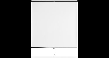 Hama Rolscherm, 175 x 175 cm, verrijdbaar, voor plafond- of wandmontage, wit