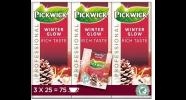 Pickwick Thee Winter Glow 3 x 25 stuks