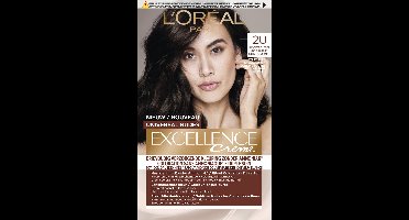 L'Oréal Paris Excellence Universal Nudes 2U - Universeel Zeer Donkerbruin - Permanente haarverf