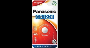 Panasonic CR1220 Lithium 3V Lithium Batterij Knoopcel 120 stuks