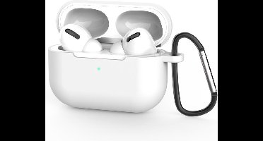 Luxe Siliconen Hoesje Geschikt Voor Apple AirPods Pro Draadloze Oordopjes - Soft Case Cover Protector - Draadloze Oplaadcase Opbergcase Travel Beschermhoes
