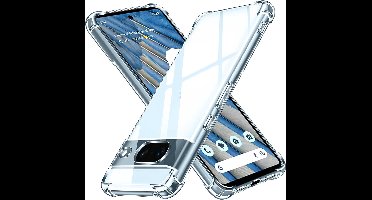 Hoesje voor Google Pixel 8 backcover Shockproof siliconen Transparant