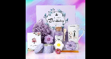 21e Verjaardag Vrouwen Verjaardagscadeau voor Vrouwen, 15oz Koffiekopjes Geurende Kaars Badbommen Cadeauset Vrouwen, Verjaardagscadeau voor Collega Vrouw Zus Beste Vriendin 21e Verjaardag