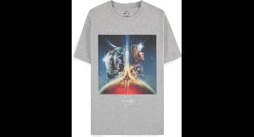 Starfield - Box Art Heren T-shirt - L - Grijs