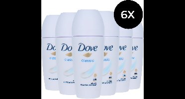 Dove Classic Deo Roller - 6 x 50 ml