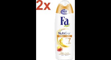 Fa - NutriSkin - White Peach - Douchecrème - 2x 250ml - DUO PACK