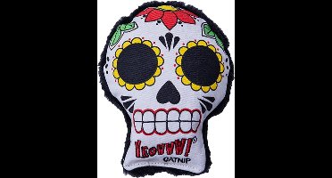 Yeowww! La CAT-rina - Kattenspeelgoed met Kattenkruid - Kattenspeeltje - Catnip - Día de Muertos - 14 x 11 cm