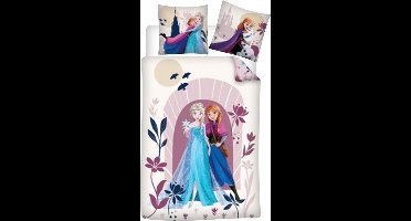 Frozen Dekbedovertrek 140 x 200 cm - polykatoen